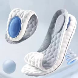 2/4PCS Feet Shock Absorption Shoe Sole Super Soft Insoles for Shoes Men Running Sports Insole Plantar Fasciitis Shoes Pads 1Pair