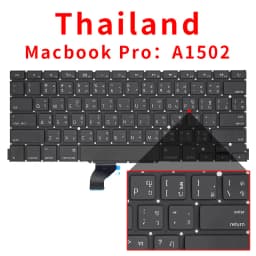 US/UK/RU/GR/FR/SP/BR/IT/PT/PO/TR/TI Laptop Keyboard For Apple Macbook Pro Retina 13" A1502 ME864 ME865 ME866 Replacement