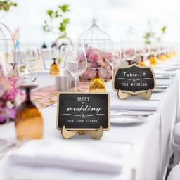Mini Wooden Blackboard Chalkboard Message Wedding Party Label Table Decor Aesthetic Room Decor Home Decor