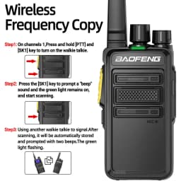 Baofeng BF-V12D GMSK Digital Walkie Talkie UHF Encrypted Call Noice Reduction HD Radio Wireless Copy Frequency Two Way Ham Radio