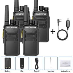 Baofeng BF-V12D GMSK Digital Walkie Talkie UHF Encrypted Call Noice Reduction HD Radio Wireless Copy Frequency Two Way Ham Radio