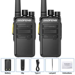 Baofeng BF-V12D GMSK Digital Walkie Talkie UHF Encrypted Call Noice Reduction HD Radio Wireless Copy Frequency Two Way Ham Radio
