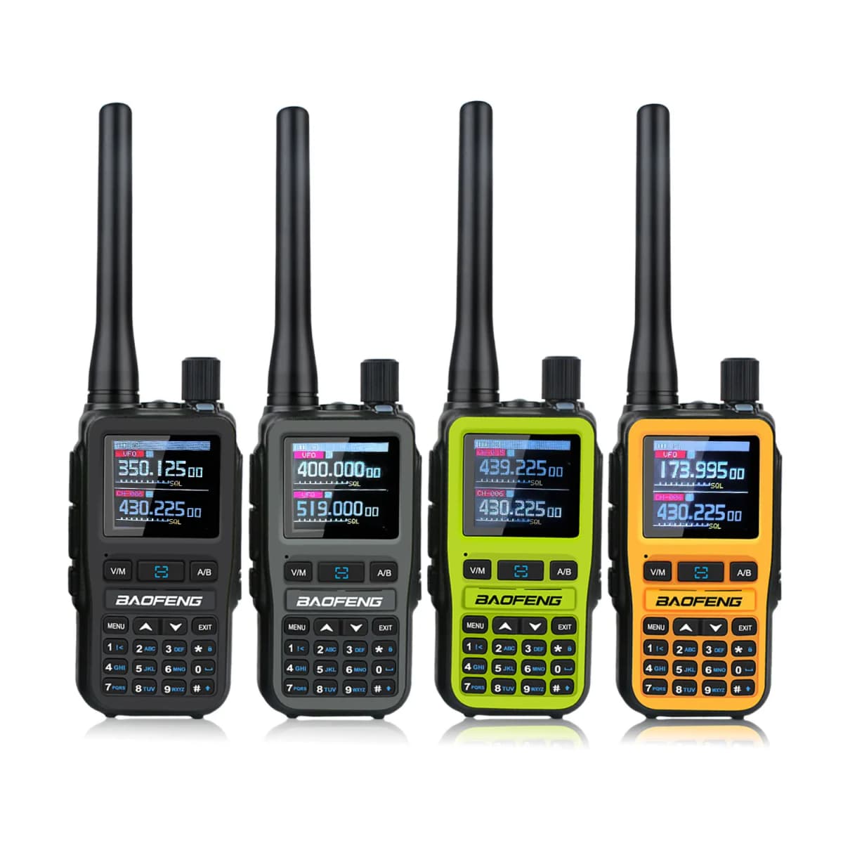 2PCS/Pack Baofeng UV-5R Mini Dual Band Dual PTT Walkie Talkie 5RMINI Air Band Rx 5W Compact VOX FM Amateur Radio Type-C Charge