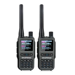 2PCS/Pack Baofeng UV-5R Mini Dual Band Dual PTT Walkie Talkie 5RMINI Air Band Rx 5W Compact VOX FM Amateur Radio Type-C Charge