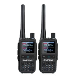 2PCS/Pack Baofeng UV-5R Mini Dual Band Dual PTT Walkie Talkie 5RMINI Air Band Rx 5W Compact VOX FM Amateur Radio Type-C Charge