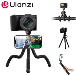 Ulanzi MT30 Magnetic Flexible Tripod For GoPro Magsafe Phone DSLR Camera iPhone 16 Fill Light Octopus Teleprompter Stand Holder