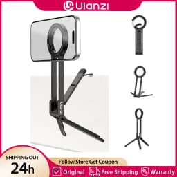 Ulanzi MA57 Magsafe Carabiner Phone Tripod Phne Stand Holder with Hook for Iphone 17 16 15 Pro Max Android Vlog Live-Streaming