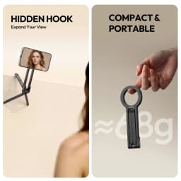 Ulanzi MA57 Magsafe Carabiner Phone Tripod Phne Stand Holder with Hook for Iphone 17 16 15 Pro Max Android Vlog Live-Streaming