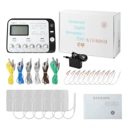 6 Output Electroacupuncture Massager Professional Acupuncture Needle Body Muscle Stimulator Tens Unit Machine Mussle Relax Tool