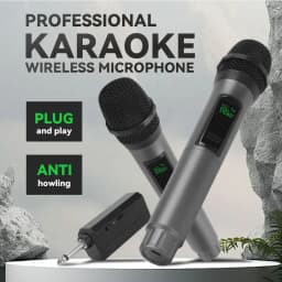 LMBGM W6 Professional Wireless Microphone with Rechargeable Battery, Ideal for KTV and Home Karaoke