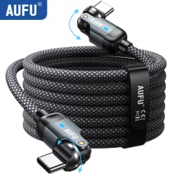 AUFU USB C Cable 60W 3A Fast Charging Cable USB C to Type C Cable for iPhone 16 15 Pro Max Samsung Galaxy S25 Ultra S24 MacBook