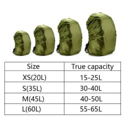 KoKossi 1PCS Outdoor Sports Rainproof Cover Waterproof Mountain Climbing Sports Rain Cover Cycling Backpack Camping Dust Cover