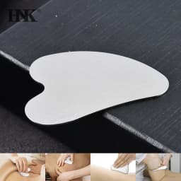 1Pcs Stainless Steel Gua Sha Scraper Massager For Face Neck Body Guasha Massage Tool Facial Skin Care Guasha Board Face Massager