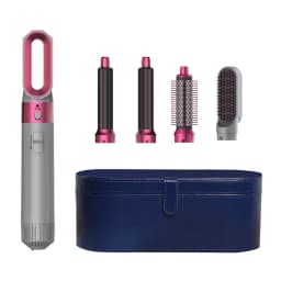 5 In 1 Professional Hair Dryer Hot Air Comb Brush With Curling Iron And Hair Straightener For Salon Quality Hair Styling