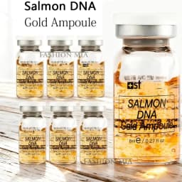 Korea 8ml Salmon DNA Gold Skin Booster Essence BB Cream Kit Moisturizing Nourishing Whitening Face Beauty SkinCare