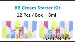Korea 8ml Salmon DNA Gold Skin Booster Essence BB Cream Kit Moisturizing Nourishing Whitening Face Beauty SkinCare