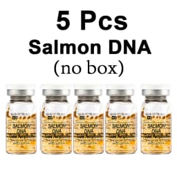 Korea 8ml Salmon DNA Gold Skin Booster Essence BB Cream Kit Moisturizing Nourishing Whitening Face Beauty SkinCare