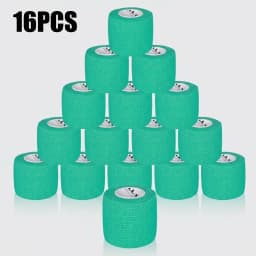 16/10/3PCS Tattoo Grip Bandage Colorful Self Adhesive Wrap 5cm X 4.5m Non Slip Handle Tape Tattoo Machine Grip Cover Supplies