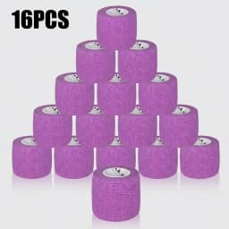 16/10/3PCS Tattoo Grip Bandage Colorful Self Adhesive Wrap 5cm X 4.5m Non Slip Handle Tape Tattoo Machine Grip Cover Supplies