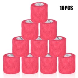 16/10/3PCS Tattoo Grip Bandage Colorful Self Adhesive Wrap 5cm X 4.5m Non Slip Handle Tape Tattoo Machine Grip Cover Supplies