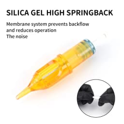 20PCS YILONG Cartridge Tattoo Needles RL Tattoo Needles Permanent Make-Up Tattoo Tool for Cartridge Tattoo Machine Pen