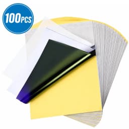 100/50/30/10/5pcs Tattoo Transfer Paper A4 Size Tattoo Stencil Paper Carbon Thermal Copy Paper for Tattoo Transfer Machine