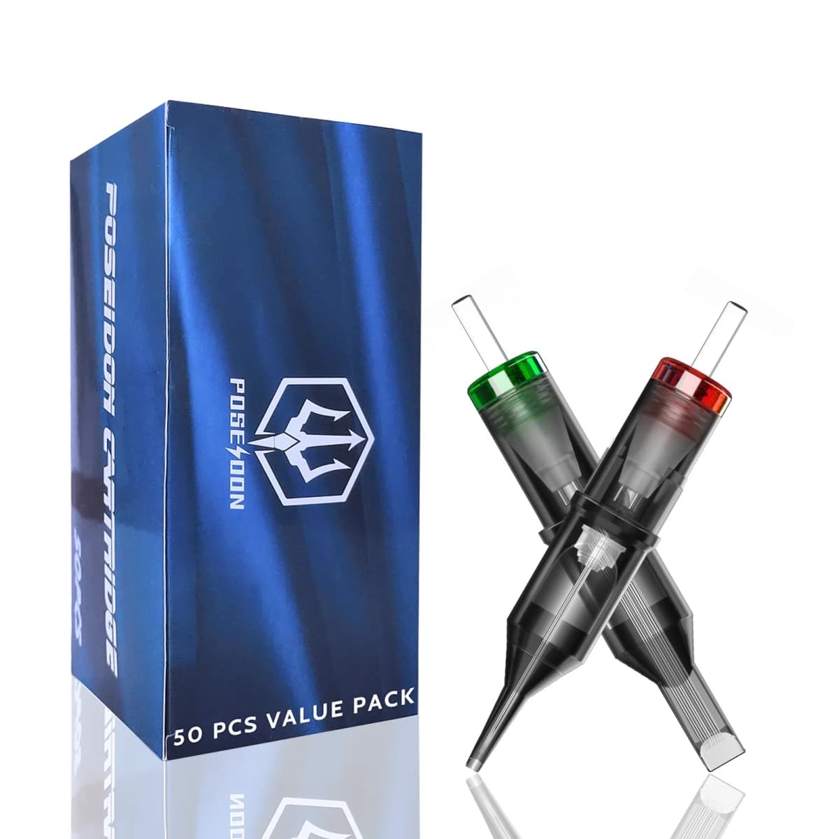 POSEIDON V2 PRO MAX 50PCS Mixed Professional  Tattoo Cartridge Needles Membrane Safety Cartridges Disposable Tattoo Needle
