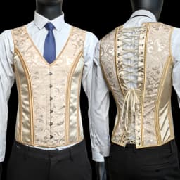 Men's Tight Abdomen Corset Slimming Waist Bones Shaping Vest Stomach Belly Control Vintage Waistcoat Elegant Medieval Corset
