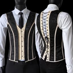 Men's Tight Abdomen Corset Slimming Waist Bones Shaping Vest Stomach Belly Control Vintage Waistcoat Elegant Medieval Corset