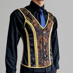 Men's Tight Abdomen Corset Slimming Waist Bones Shaping Vest Stomach Belly Control Vintage Waistcoat Elegant Medieval Corset