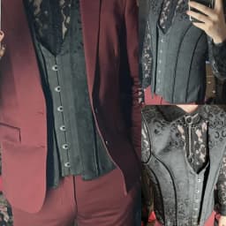 Men's Tight Abdomen Corset Slimming Waist Bones Shaping Vest Stomach Belly Control Vintage Waistcoat Elegant Medieval Corset