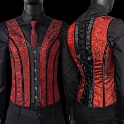 Men's Tight Abdomen Corset Slimming Waist Bones Shaping Vest Stomach Belly Control Vintage Waistcoat Elegant Medieval Corset