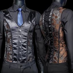 Men's Tight Abdomen Corset Slimming Waist Bones Shaping Vest Stomach Belly Control Vintage Waistcoat Elegant Medieval Corset
