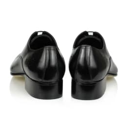 Black Dress Shoes Oxfords for Mens Luxury Business Party Banquet Daily Retro Genuine Leather Shoe Lace-up Handmade Wedding Shoes
