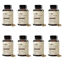 Nattokinase 10800 FU Capsules with CoQ10 Garlic Extract Daily Wellness Supplement 60 Count 30 Day Supply for Adults Men Women