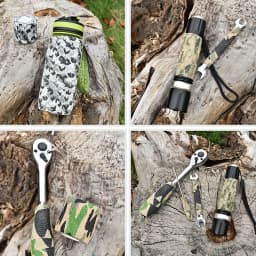 6 Roll Camouflage Kinesiologia Bandage Outdoor Hunting Camouflage Stealth Tape Elbow Pads Knee Brace Support Elastic Bandage Gym