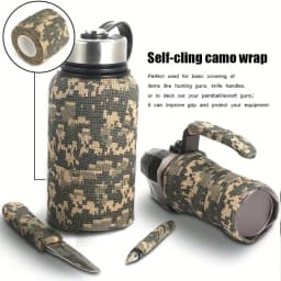 6 Roll Camouflage Kinesiologia Bandage Outdoor Hunting Camouflage Stealth Tape Elbow Pads Knee Brace Support Elastic Bandage Gym