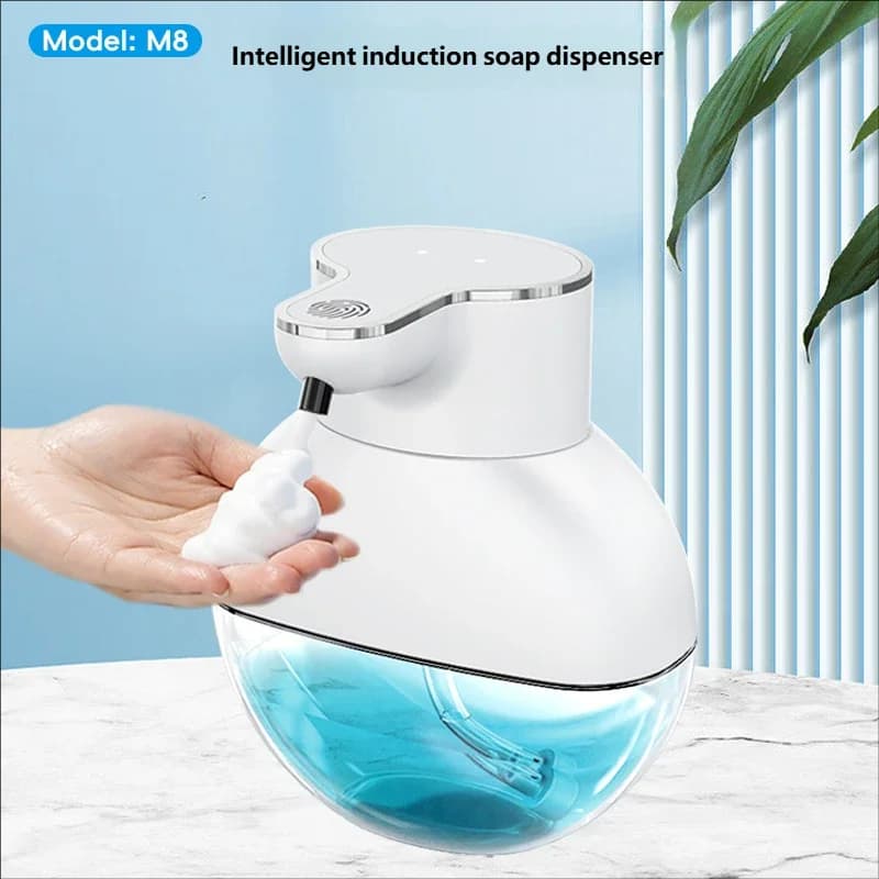 Homefish Automatic Soap Dispenser Smart Dishwashing Liquid Wall-Mounted Hand Soap Foam Dispenser Small Large-Capacity