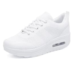 Shoes for Women Shoes 2023 Summer New Breathable Outdoor Lacing Thick Sole Shoes Women's Casual Shoes Platform Woman Sneakers