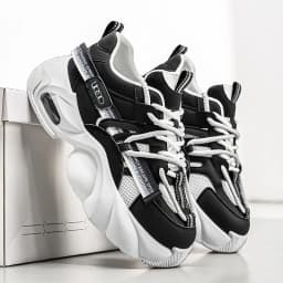 Fashion Men's Casual Sneakers, Height‑increasing, Wear‑resistant, Breathable & Comfortable, for Sports & Daily Wear