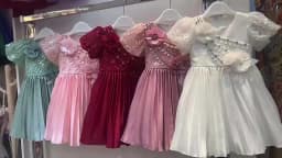 The New Girl Baby Clothes One Year Old Birthday Party Baptize the Flower Girl Net Yarn 0-4 Years Old Princess Skirt Newborn Clot