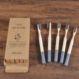 Bamboo Toothbrush 5Pack Adult Medium Bristles Eco Friendly Cepillo Dientes Bambu Oral Care Toothbrush Clareador De Dente Brushes