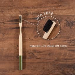 Bamboo Toothbrush 5Pack Adult Medium Bristles Eco Friendly Cepillo Dientes Bambu Oral Care Toothbrush Clareador De Dente Brushes