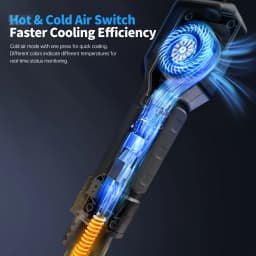 FNIRSI SAG-55 Micro Hot Air Gun 550W With Stand BGA Rework LCD Digital Hair Dryer Soldering Heat Gun For Welding Repair Tools