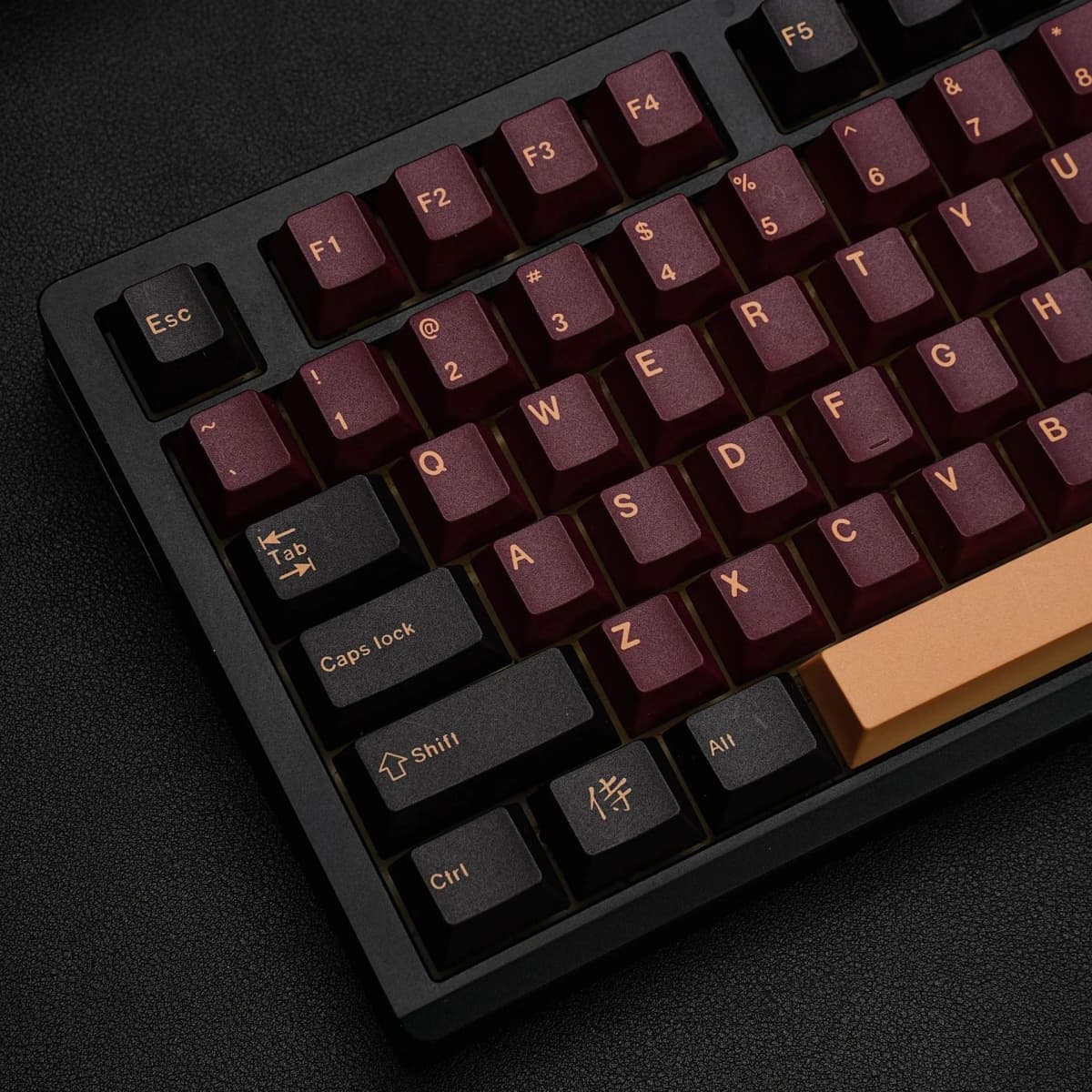 Red Samurai Mechanical Keyboard GMK Keycap Spanish French Russian Arabic Japanese Abnt2 Korean German Cherry Profile PBT Keycaps