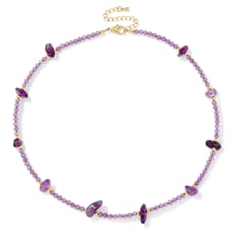 4mm Green Aventurine Beads Necklace Natural Stone Water Drop Charm Necklaces For Women Men Amethysts Tiger Eye Choker Jewelry