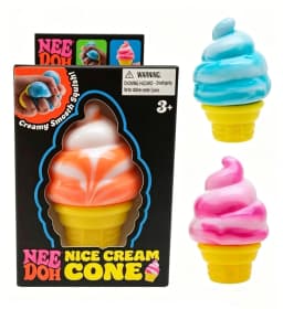 New Needoh Ice Cream Sensory Toy, Squeeze Stress Relief Blocks, Stress Reduction, Puzzle Solving Emotional Regulation