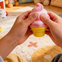 Schylling Nee Doh Ice Cream Sensory Fidget Toy Squeeze Stress Relief Emotional Regulation Gift
