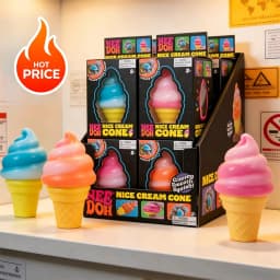 Schylling Nee Doh Ice Cream Sensory Fidget Toy Squeeze Stress Relief Emotional Regulation Gift