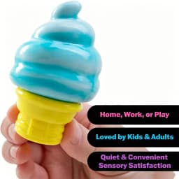 Schylling Nee Doh Ice Cream Sensory Fidget Toy Squeeze Stress Relief Emotional Regulation Gift